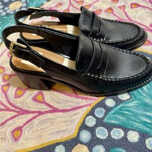 Dolce Vita black slingback loafers size 8